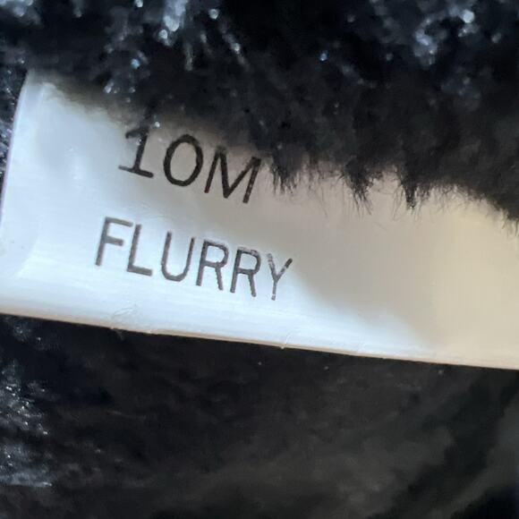 Khombu Flurry Gray Thermolite Faux Fur Mid Calf Snow Boot Wedge Womens Size 10M - Picture 10 of 13